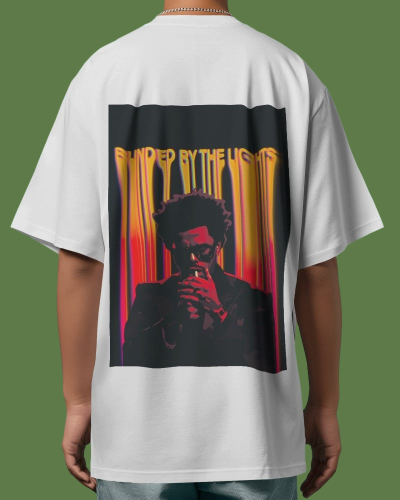 Unisex white The weeknd T-shirt