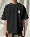 Black Oversized cotton T-shirt