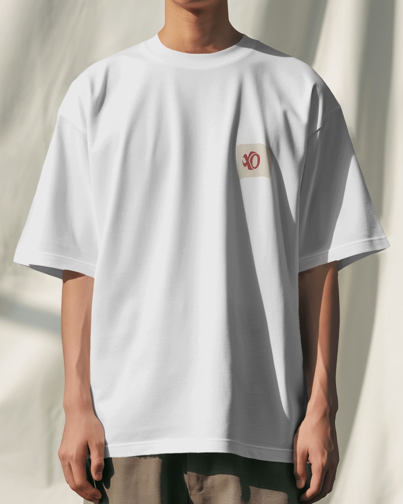 White Oversized cotton T-shirt