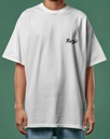 Unisex White THE weeknd T-shirt Front view