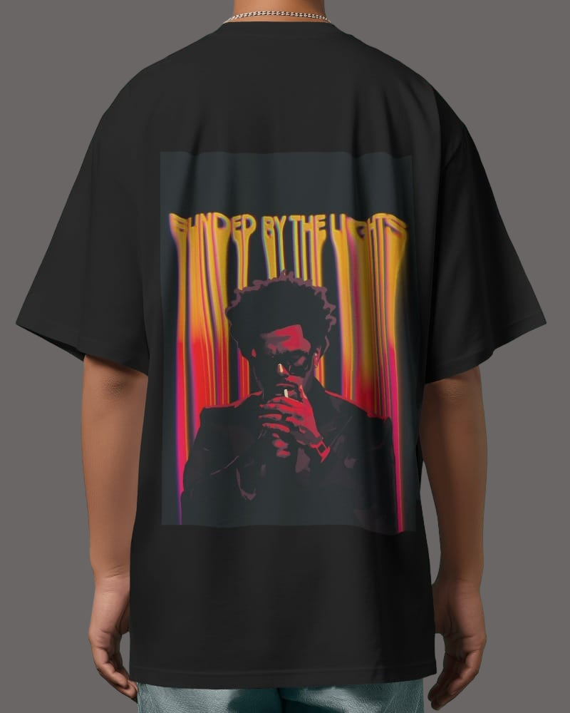Unisex Black The weeknd T-shirt